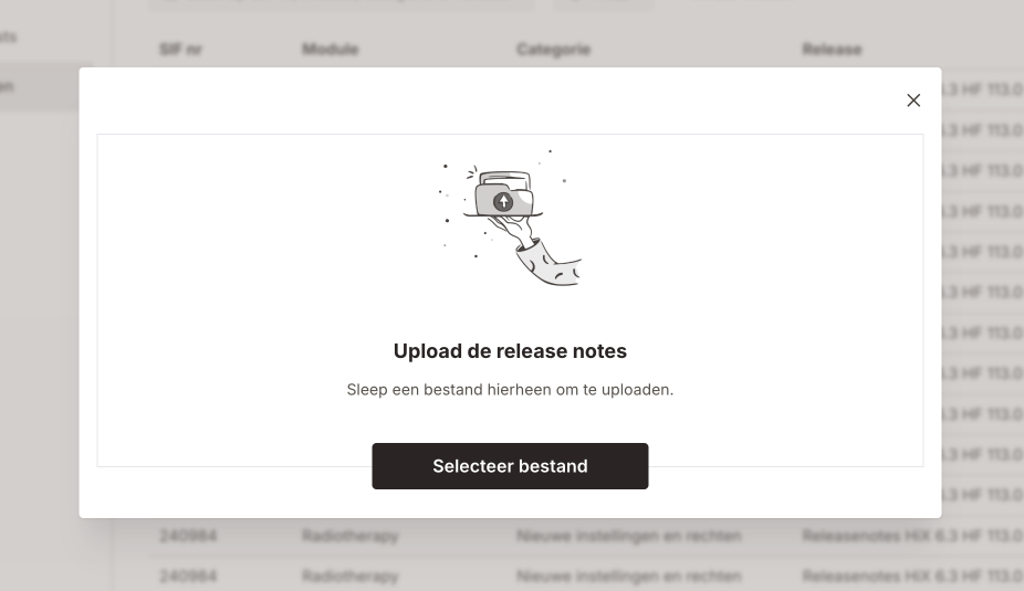 Upload releasenotes